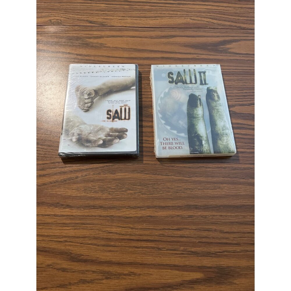Lions Gate Home Entertainment Saw and Saw II DVD’s
